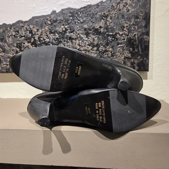 Black Lace-Up Ankle Boots - Picture 8 of 11